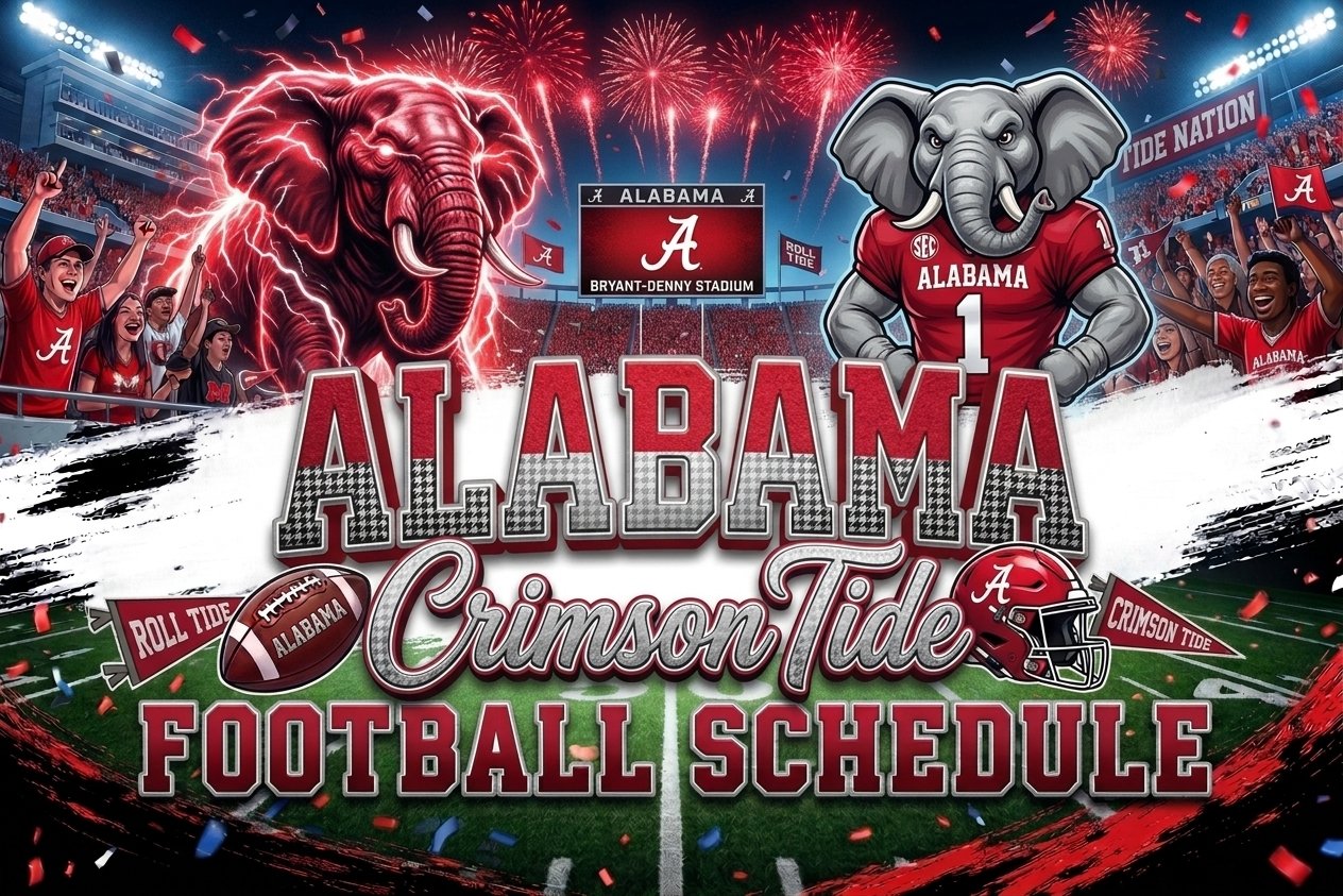 2026 Alabama Football Schedule: Exciting Games, Dates, Times & TV
