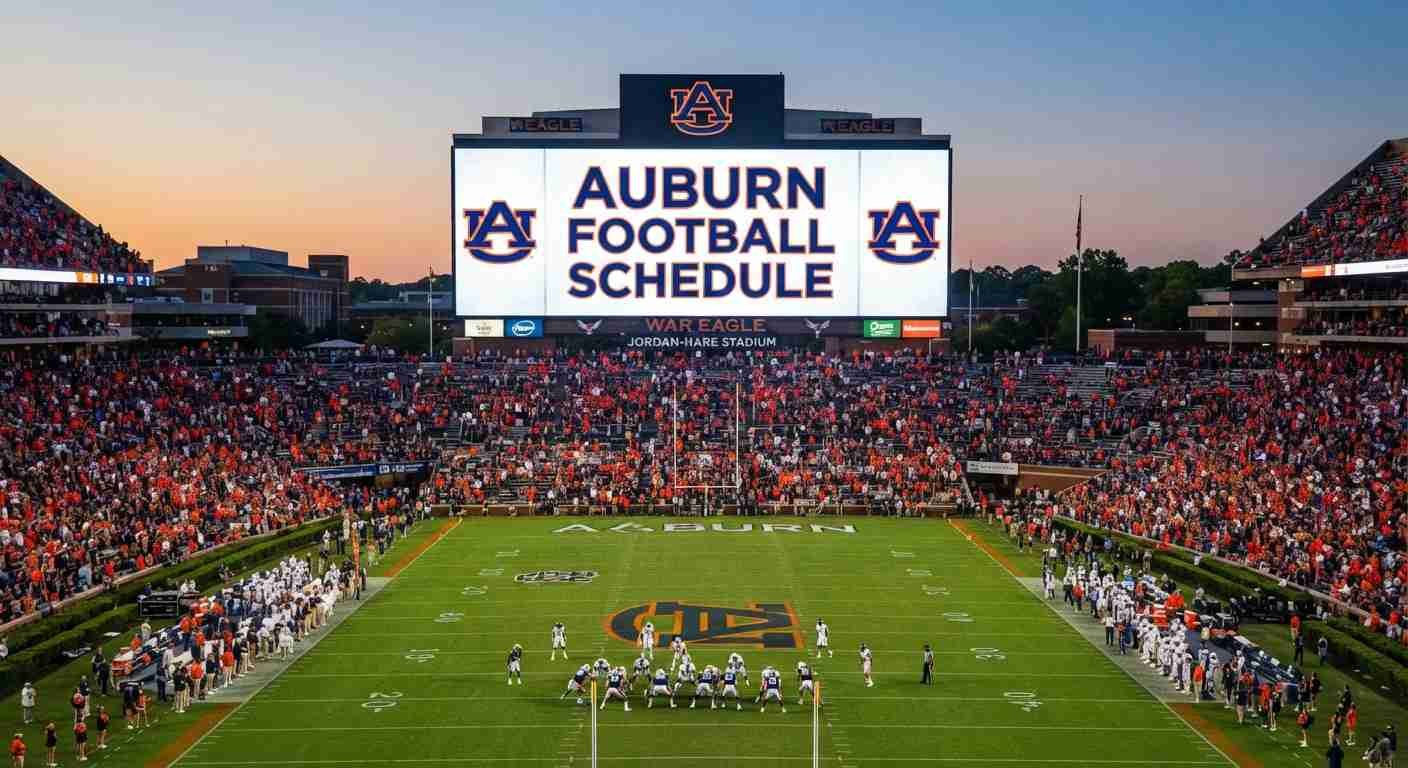 2026 Auburn Football Schedule: Complete Dates, Kickoff Times & TV Info