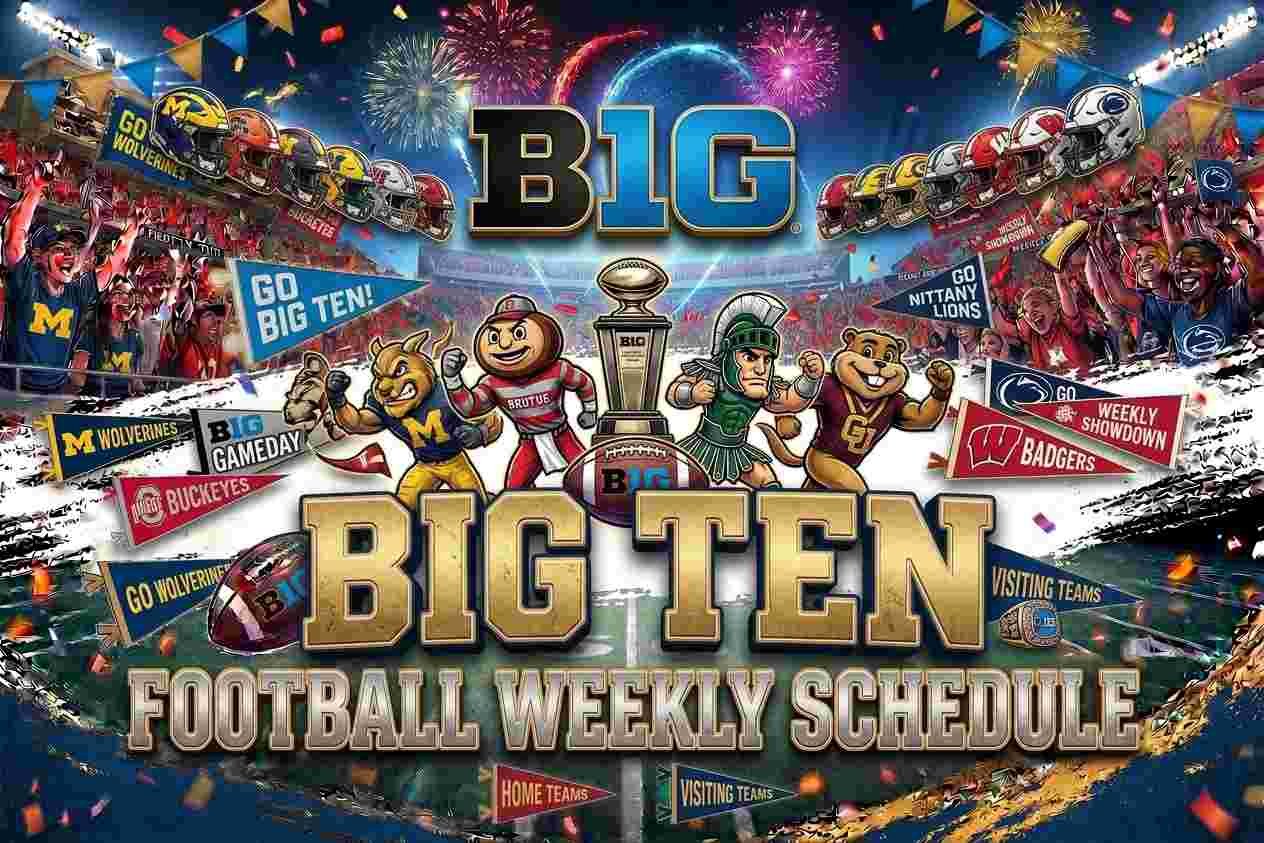 2026 Big Ten Football Schedule: Week-by-Week Dates, Times & TV