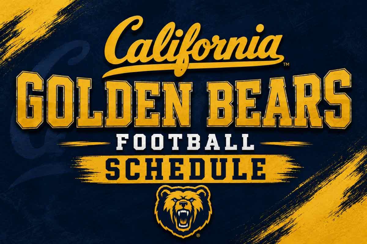 California Golden Bears football schedule
