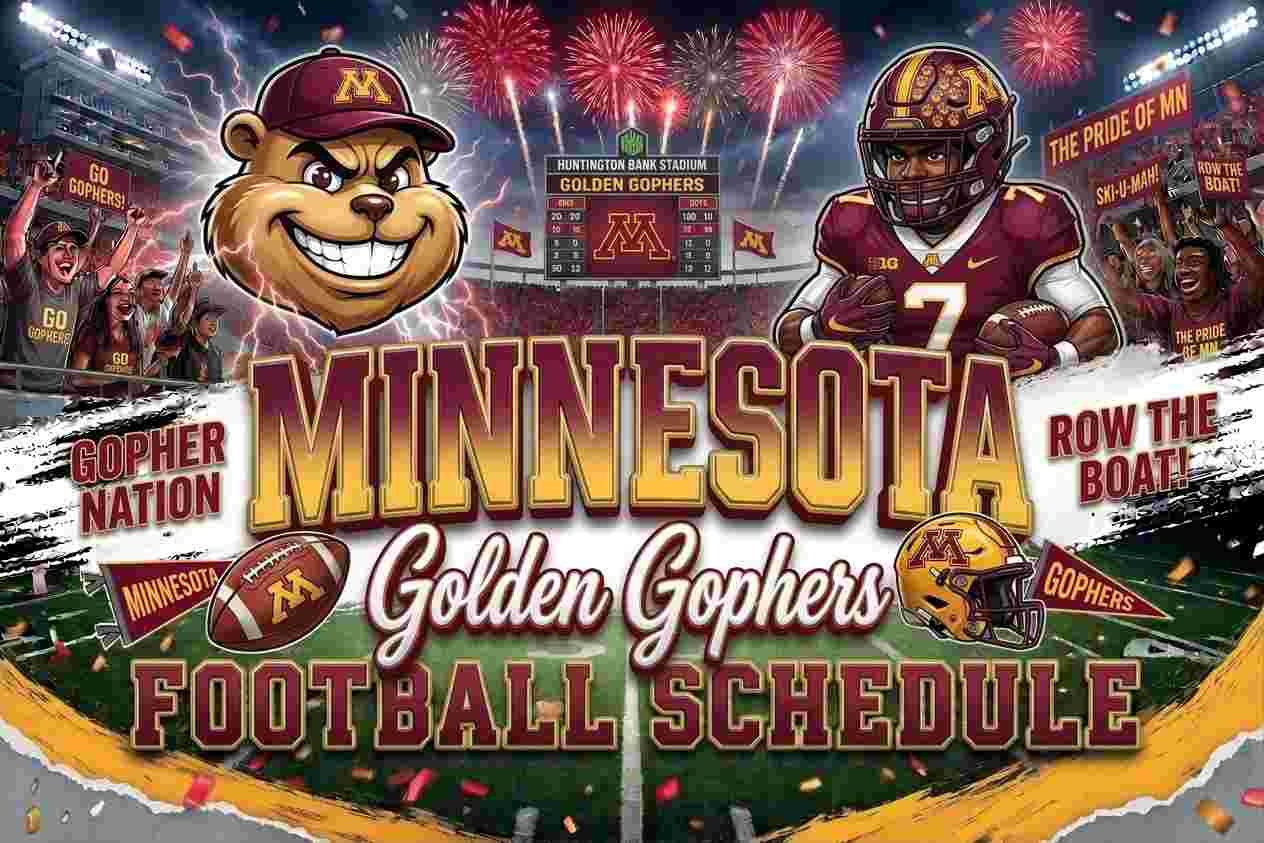 2026 Minnesota Football Schedule: Full Dates, Times & TV Details