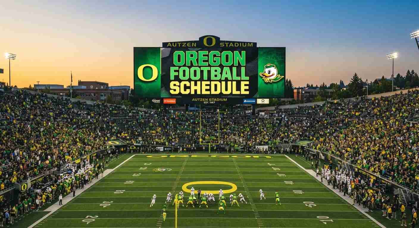 Oregon Football Schedule
