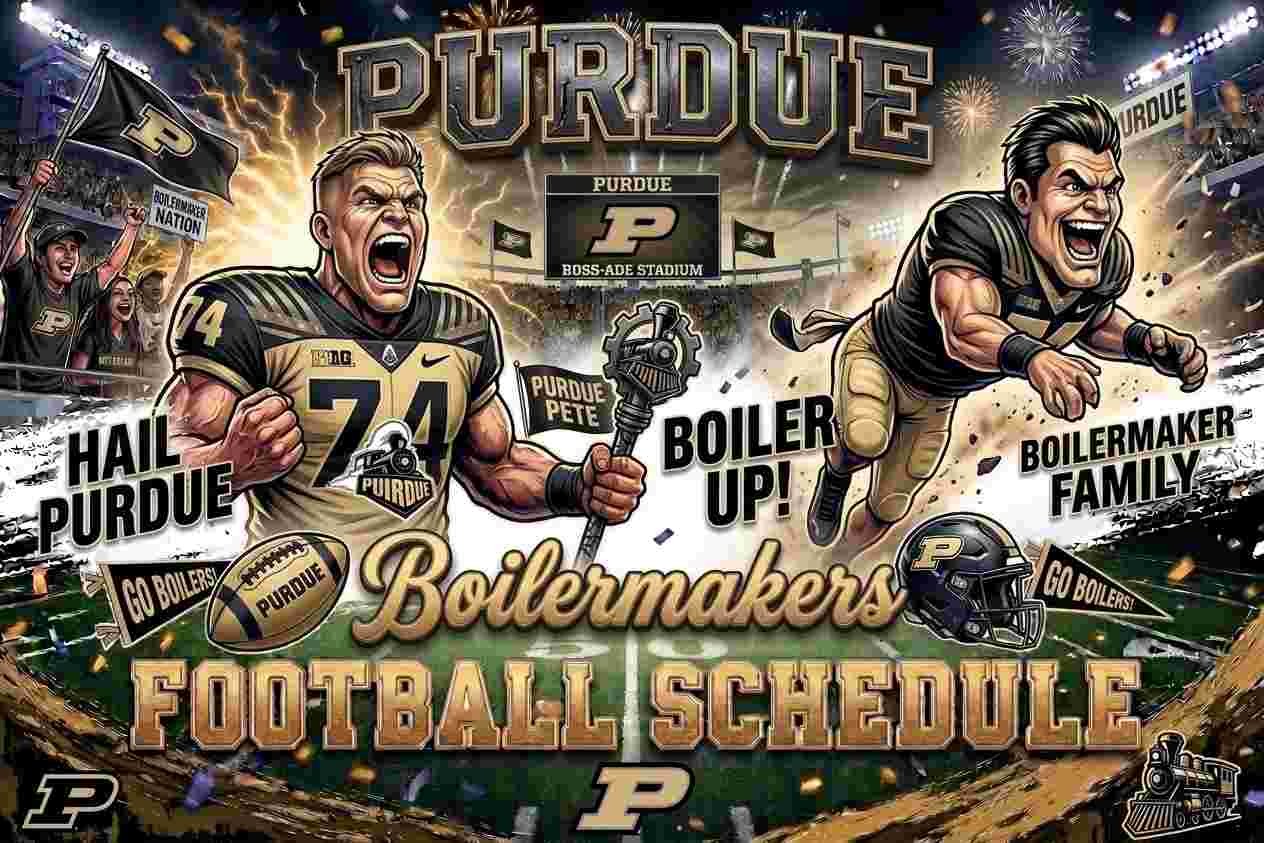 2026 Purdue Football Schedule: Full Dates, Times & TV Details