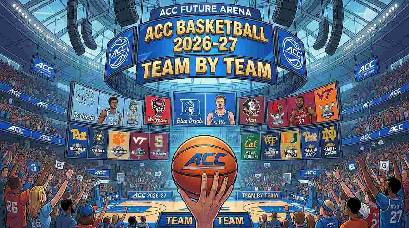 ACC Basketball Team by Team Schedule 2026-27