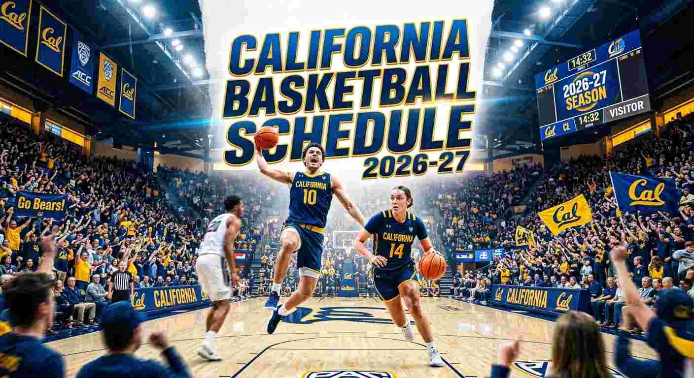 California Basketball Schedule 2026-27