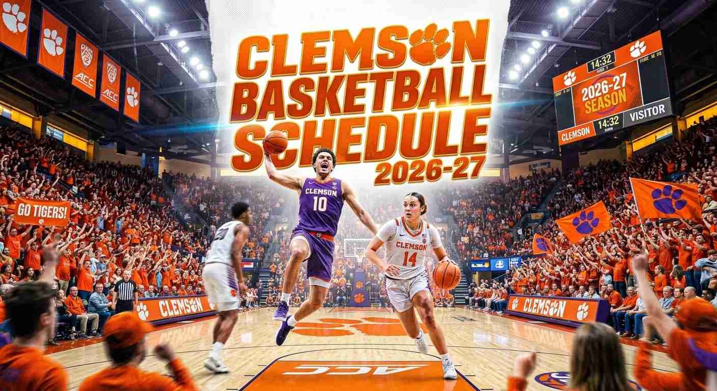 Clemson Basketball Schedule 2026-27