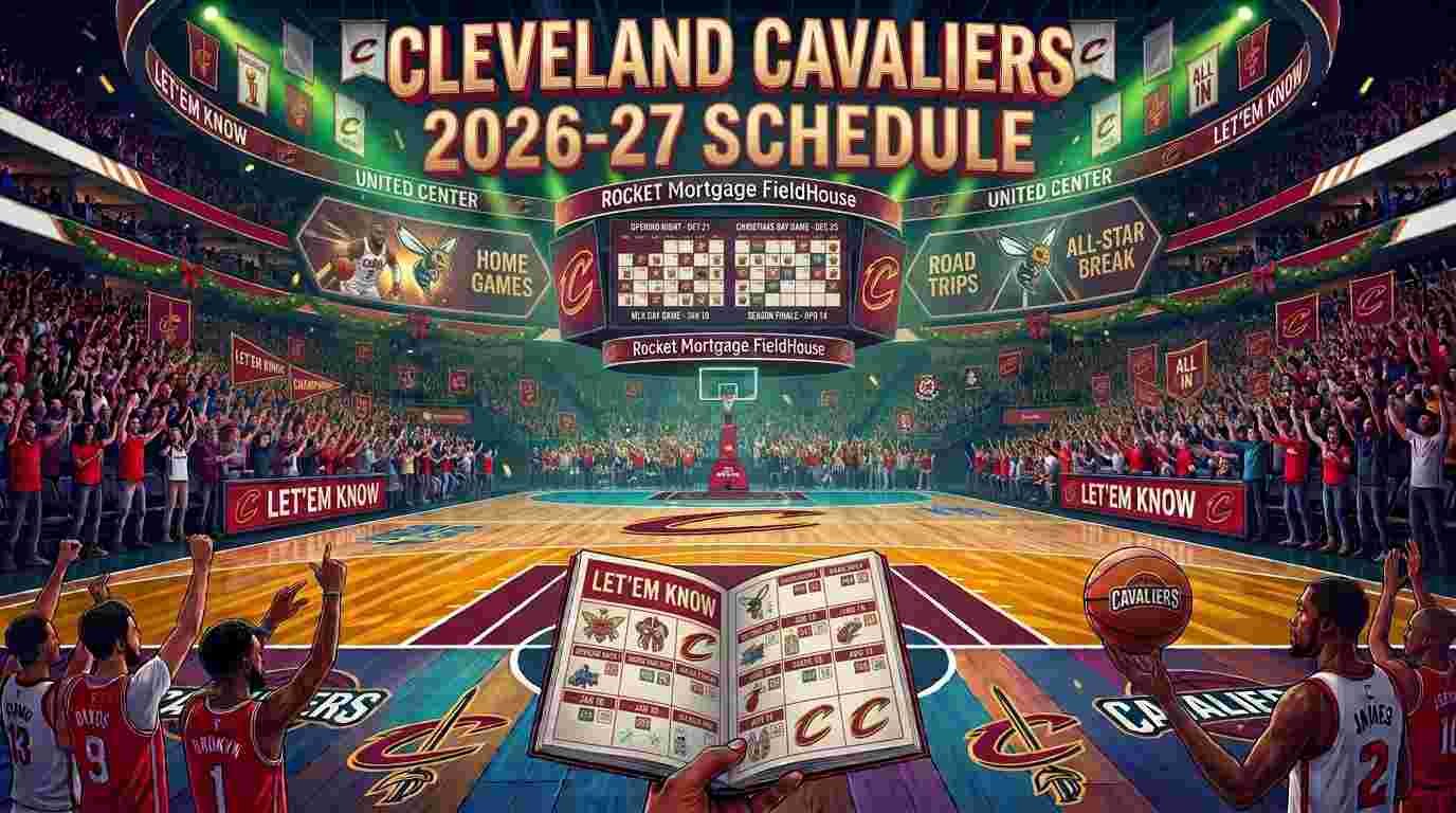 Cleveland Cavaliers 2026-27 Schedule