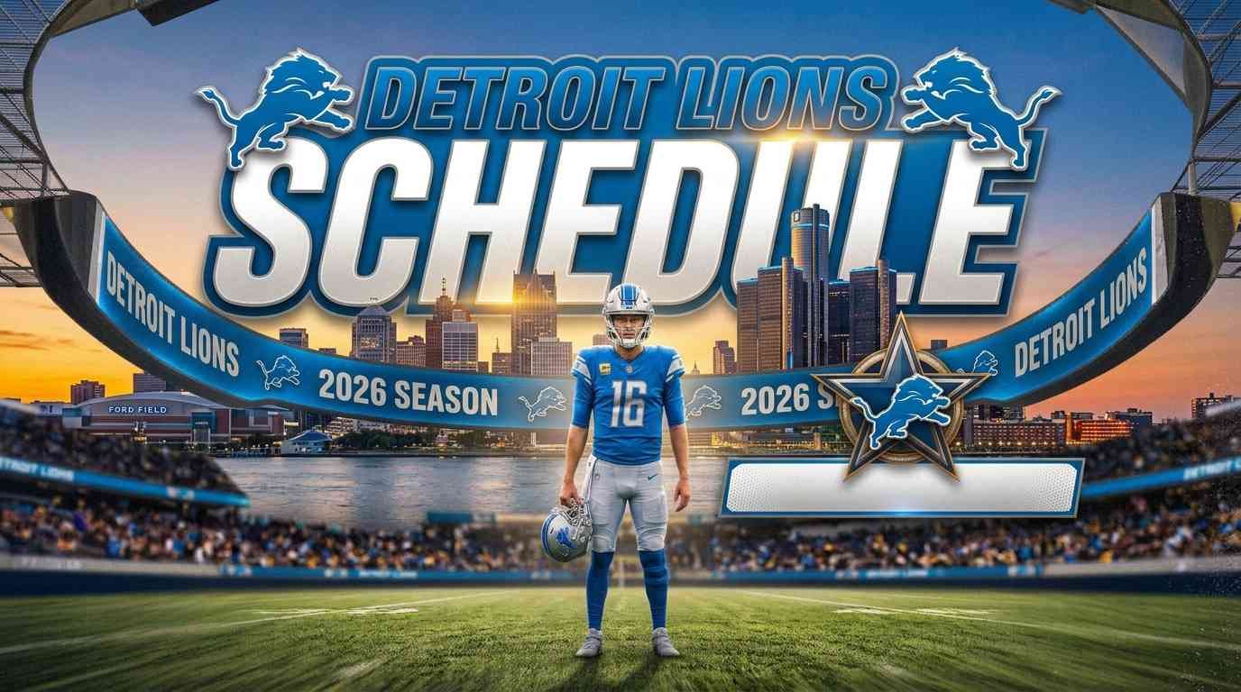 Detroit Lions Schedule