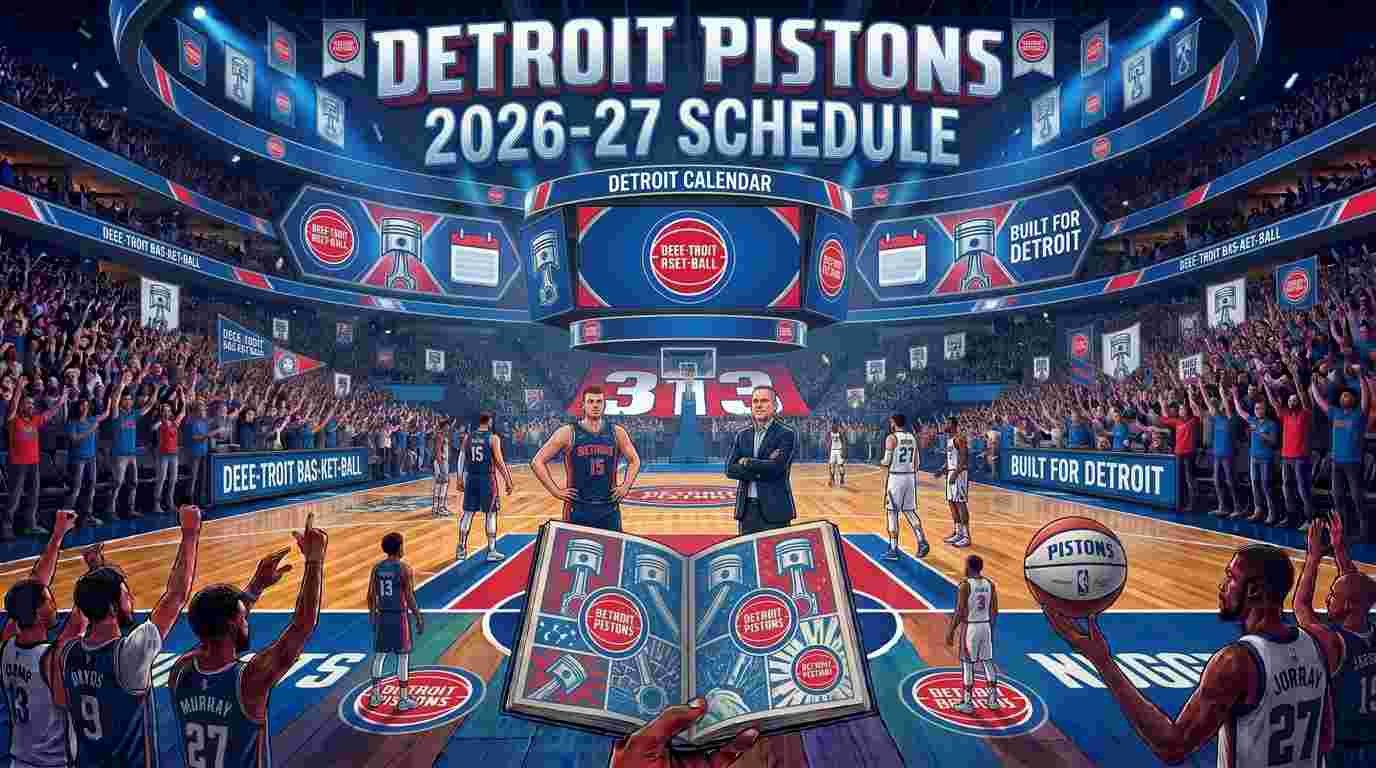 Detroit Pistons 2026-27 Schedule