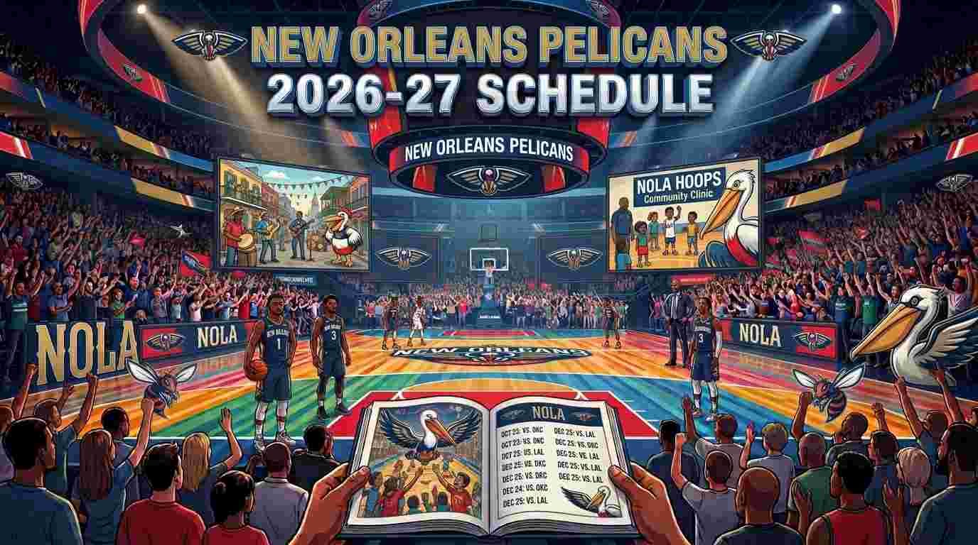New Orleans Pelicans 2026-27 Schedule