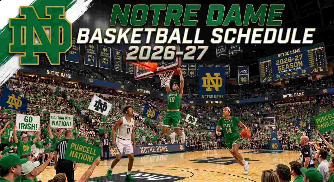 Notre Dame Basketball Schedule 2026-27