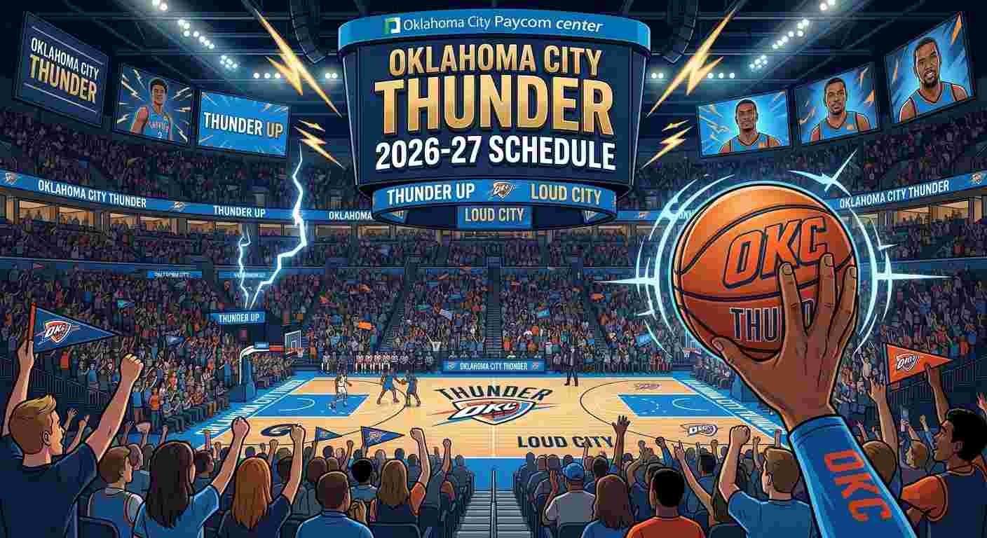 Oklahoma City Thunder 2026-27 Schedule: Preseason & Regular Season Games