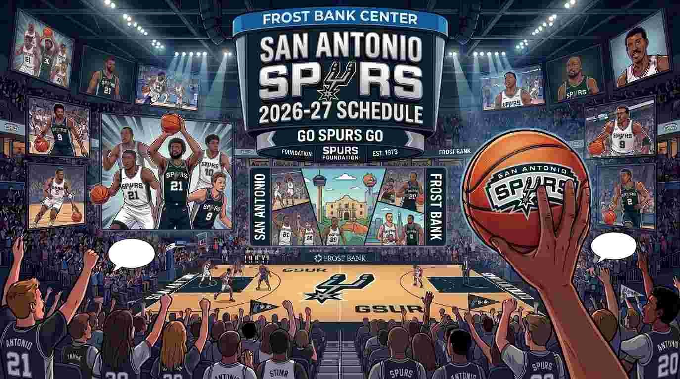San Antonio Spurs 2026-27 Schedule