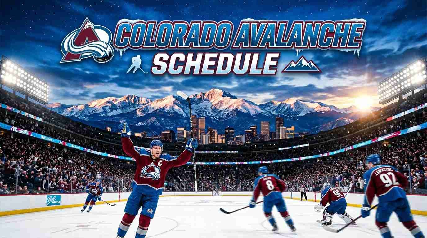 Colorado Avalanche Schedule