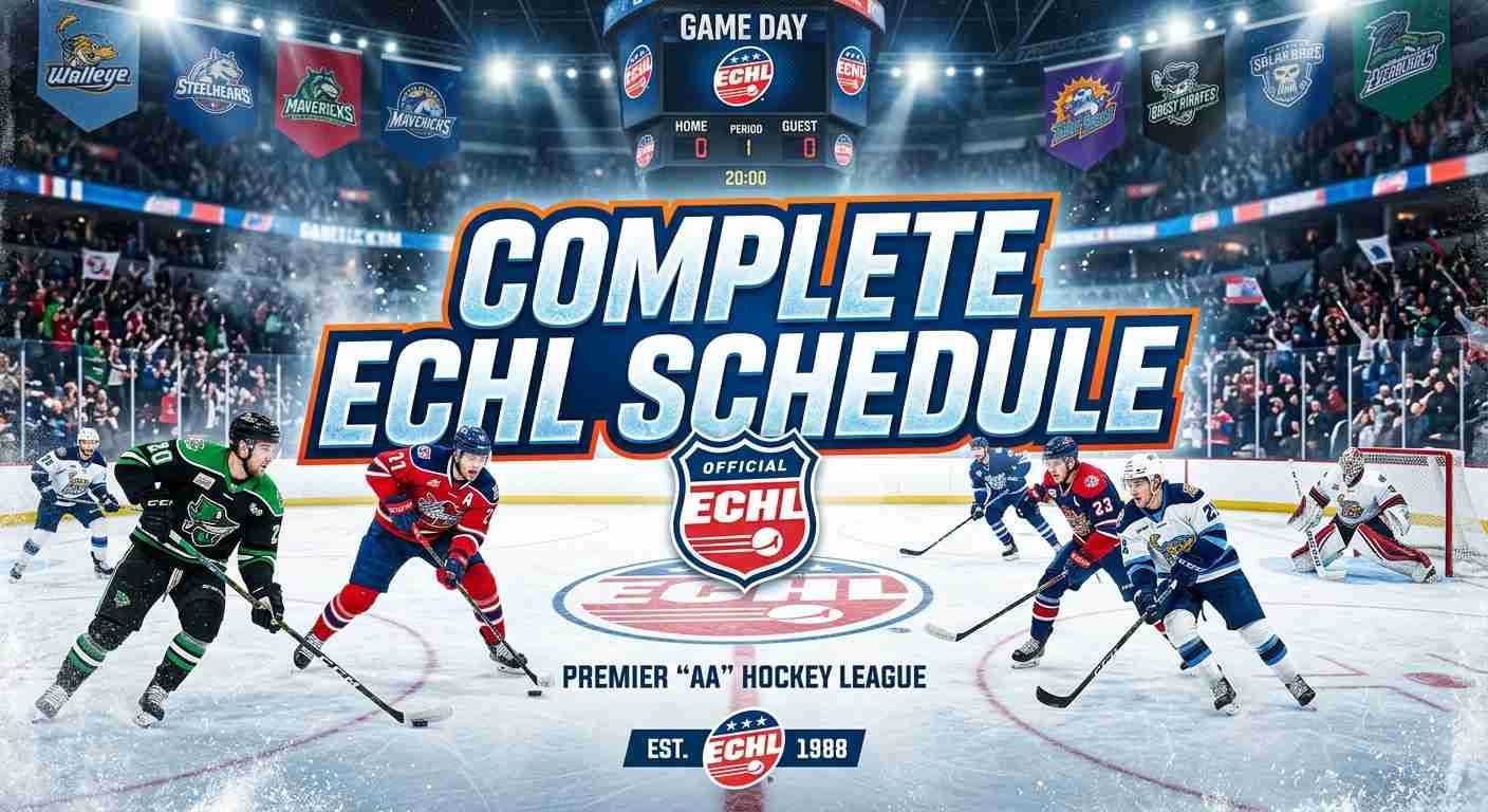 ECHL Schedule 2026-27: Complete Season Games, Dates, Times, Venues & Opponents