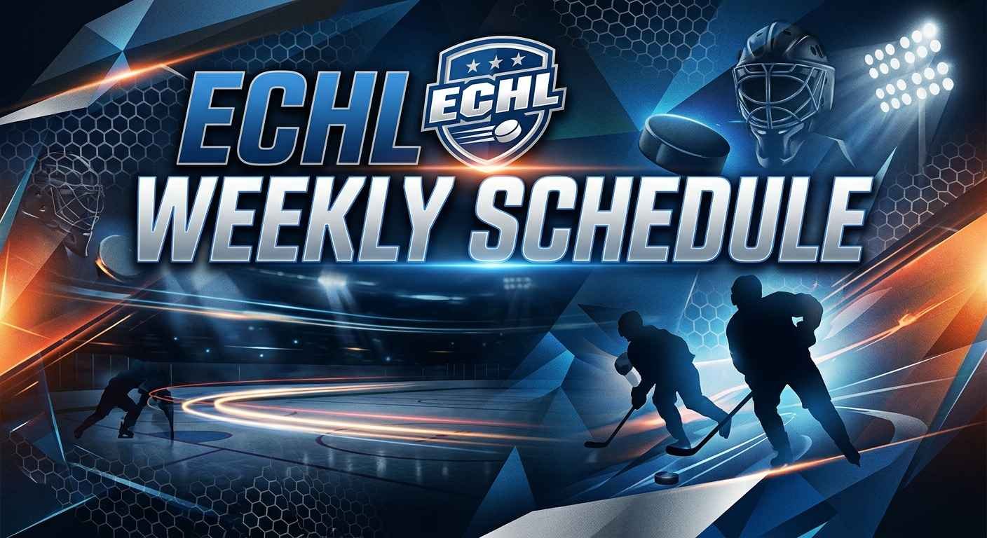 ECHL Weekly Schedule 2026-27 – Upcoming Games & Match Dates, Time, & Opponents