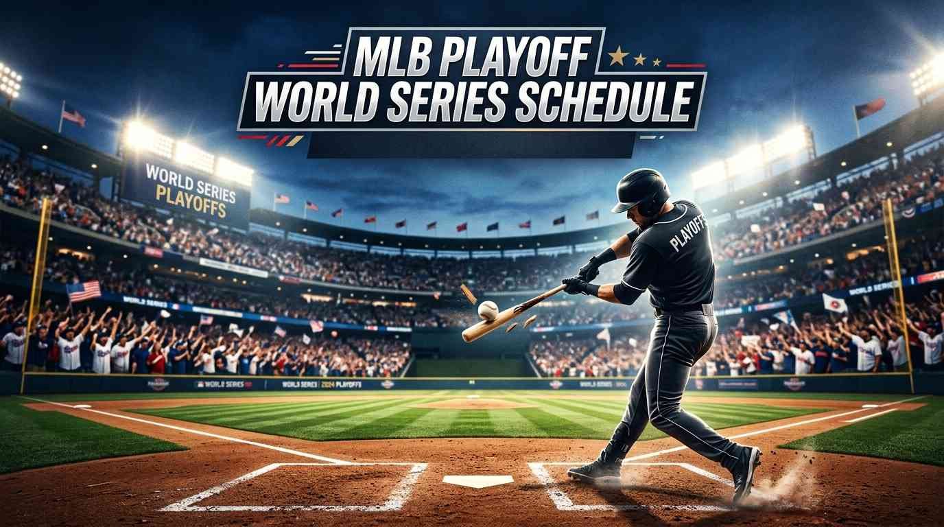 MLB Playoff World Series Schedule