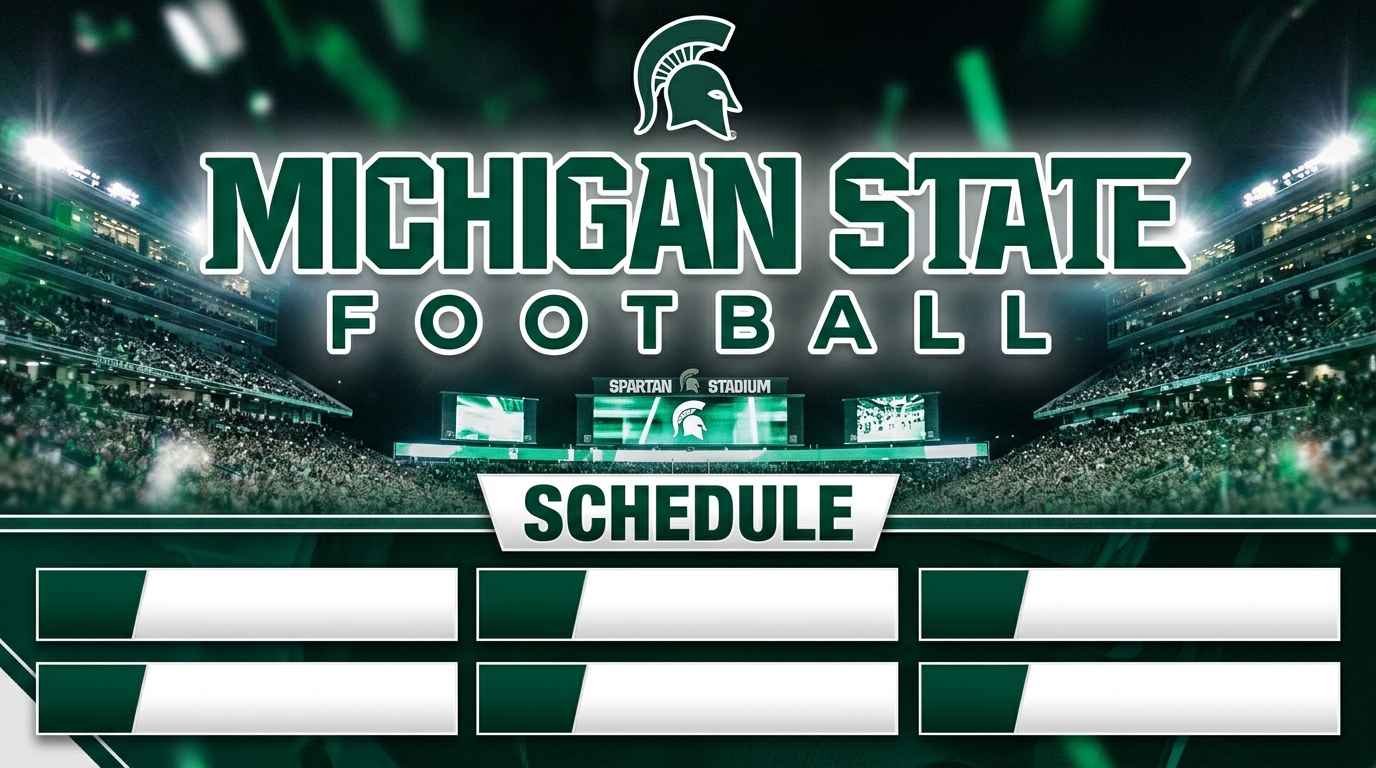 2026 Michigan State Football Schedule: Scores, Dates, Live Stream, Times & TV Details