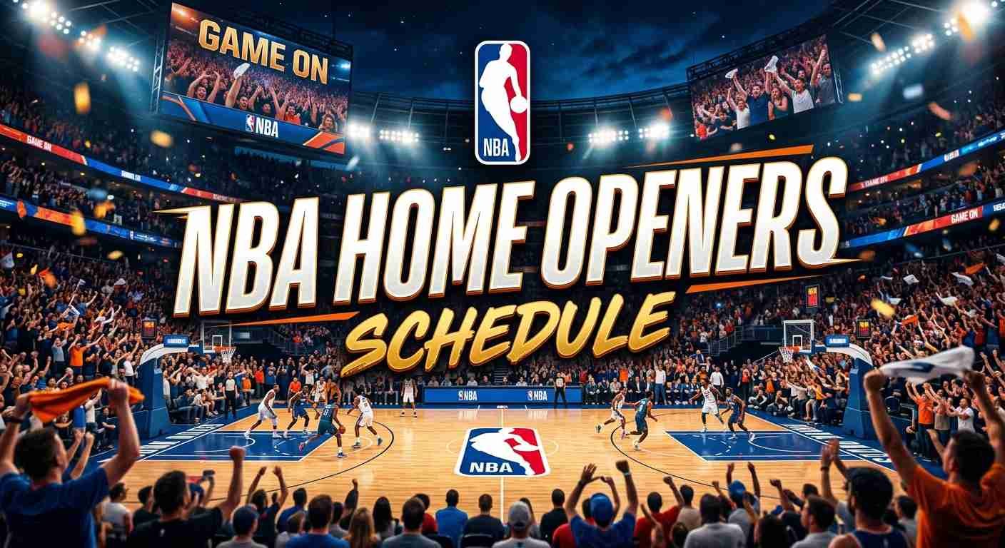 NBA Home Openers Schedule