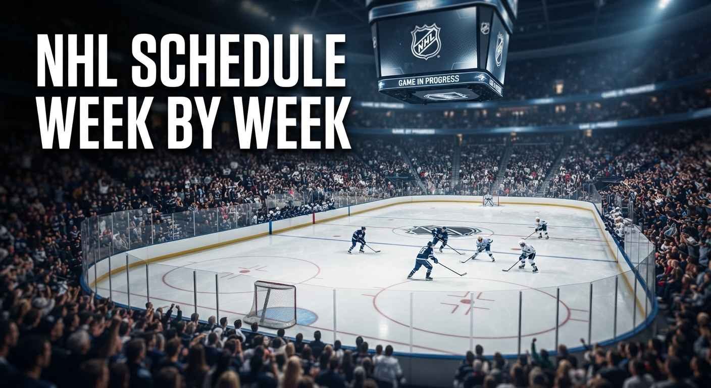 NHL Schedule Week by Week