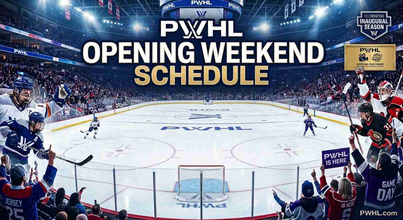 2026-27 PWHL Opening Weekend Schedule Brings All 12 Teams to Ice