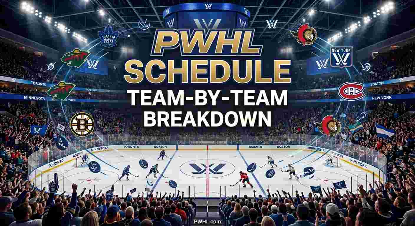 PWHL Schedule 2026-27: Complete Team-by-Team Breakdown
