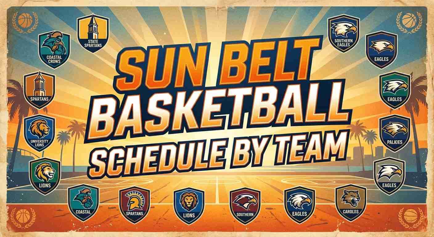 Sun Belt Basketball Schedule By Team