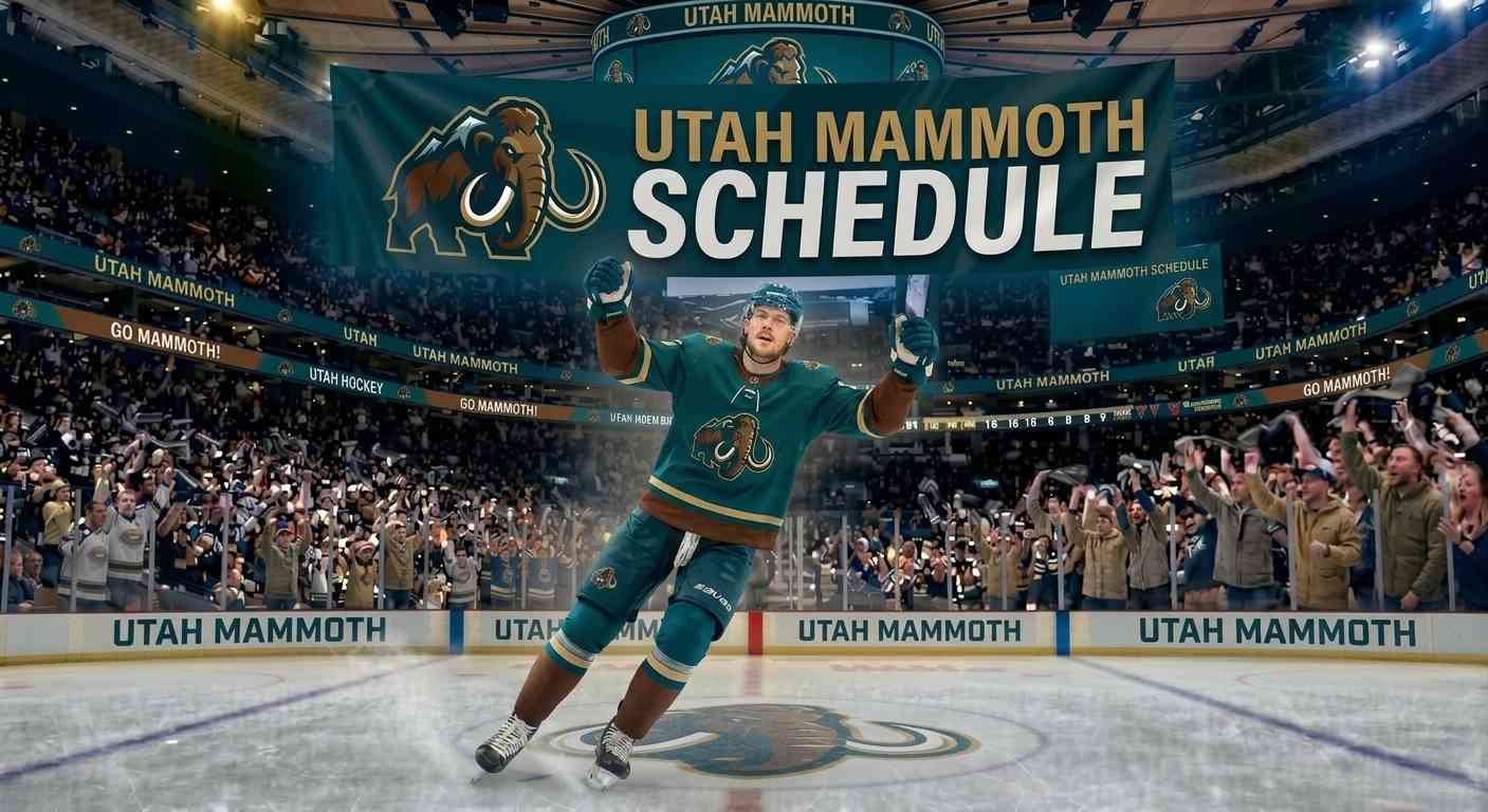 Utah Mammoth Schedule